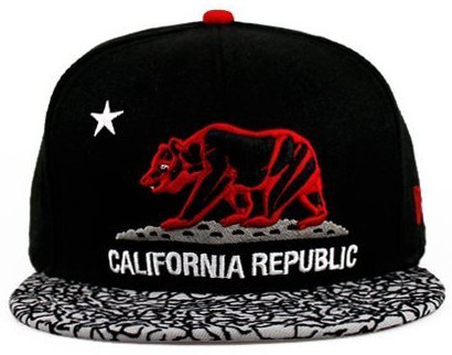 California Republic Snapback hats NU16